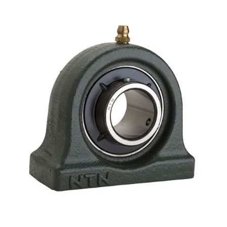 Ntn Mounted Unit Cast Iron, Wide Inner Ring, Set Screw Type, Pillow Block Tapped Base UCUP209-112D1